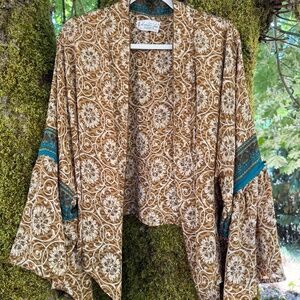 Kantha Bae Silk Shrug